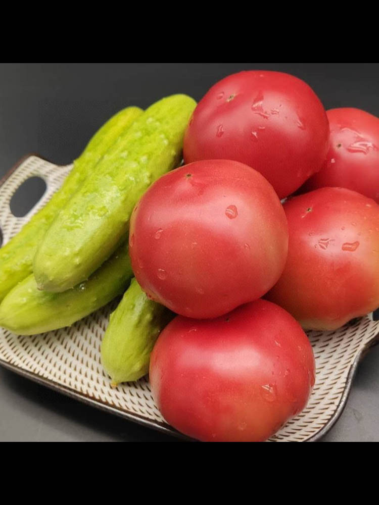 海阳白玉水果黄瓜+普罗旺斯西红柿（双拼4.5斤±100g）