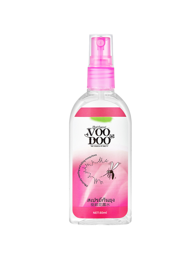 VOODOO玫瑰驱蚊花露水80ml*5瓶