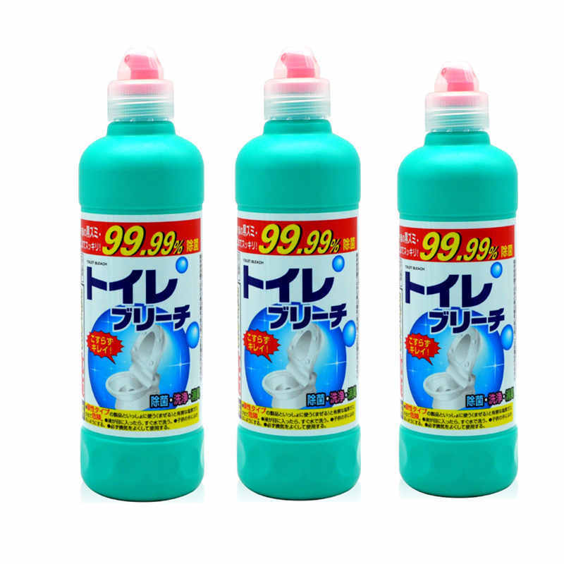 日本进口ROCKET火箭马桶清洁剂500ml *3瓶卫生间马桶清洁剂洁厕