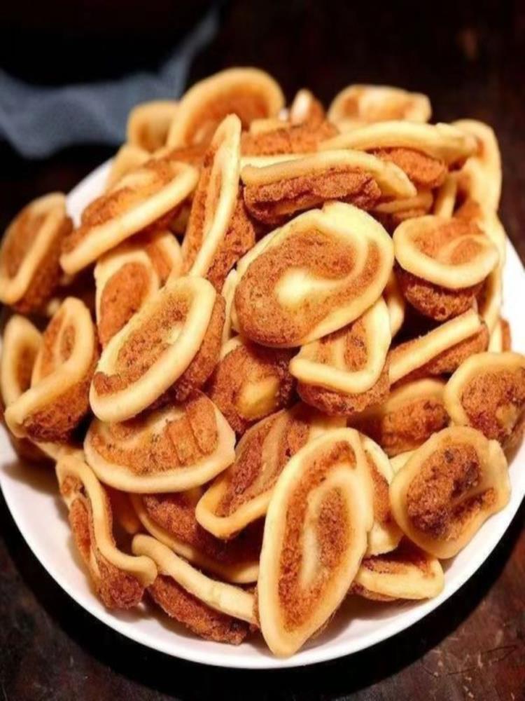 【混合口味】猫耳酥 500g*4袋 原味+香辣猫耳酥 休闲零食解馋薯片香辣