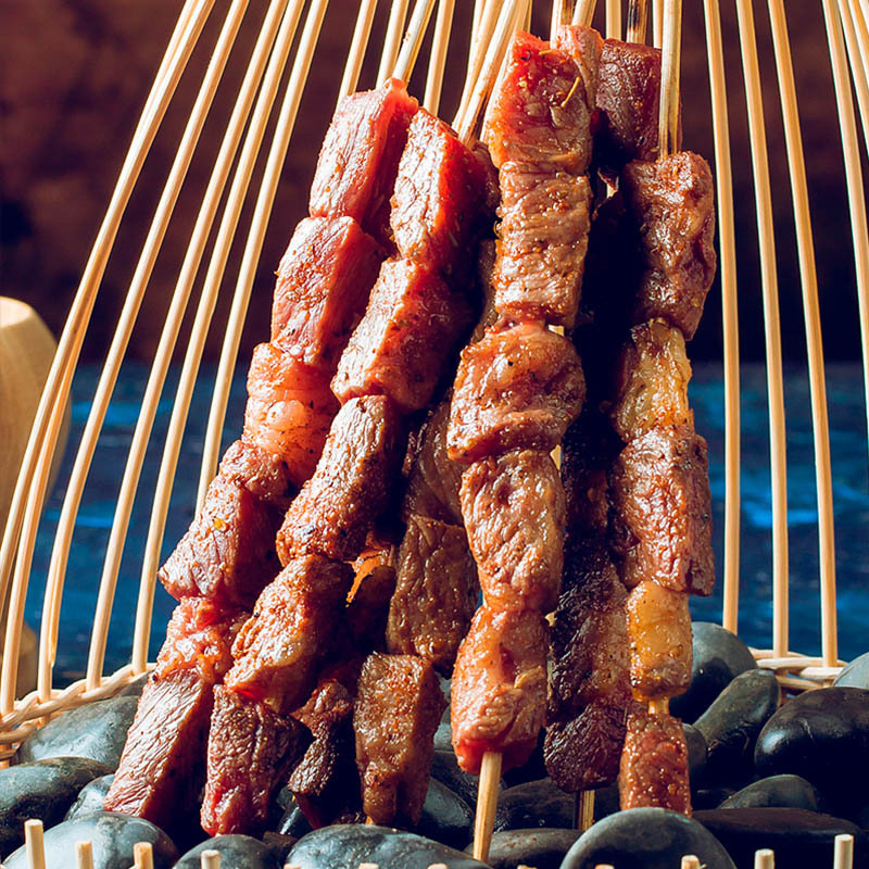 小肥羊秘制羊肉串250g包3包10串包