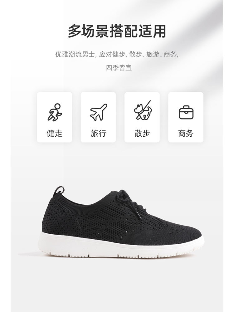 【上新】Pansy日本男鞋透气网面运动鞋HDN1049·黑色