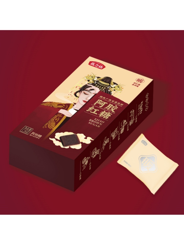 燕之坊阿胶红糖126g*4盒