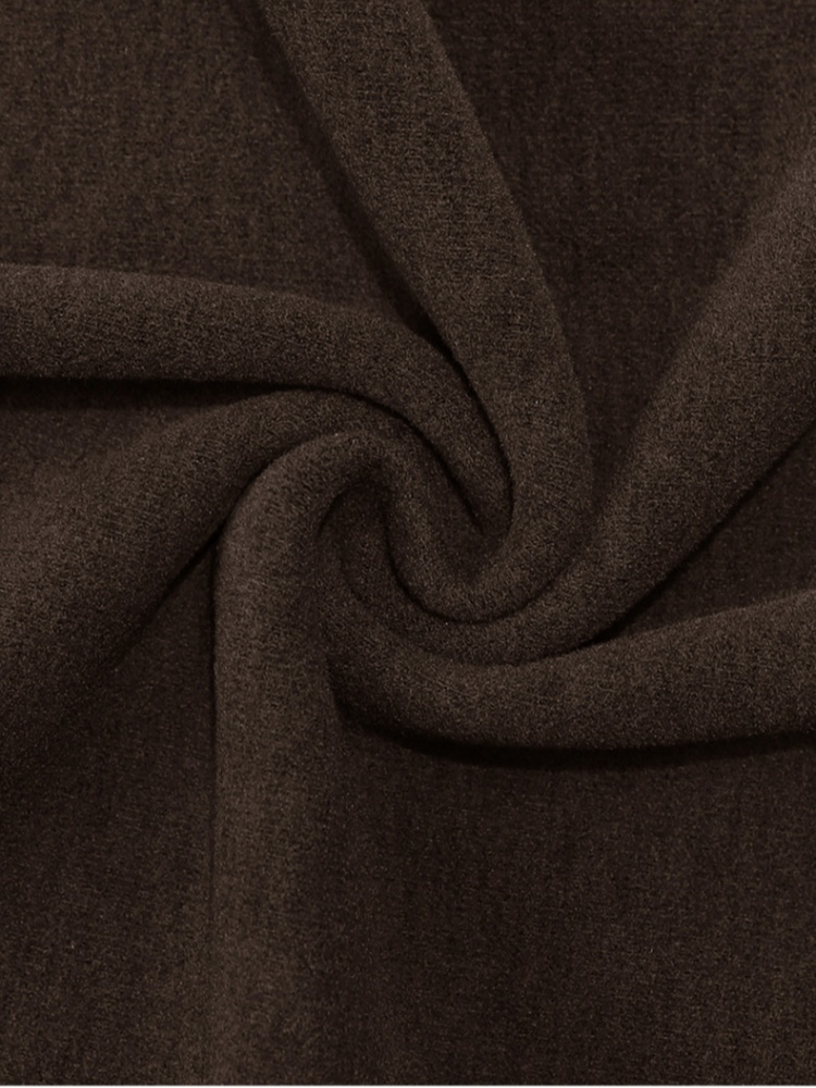 【磨毛薄绒】修娴设计感超弹羊绒质感T恤W01·黑色