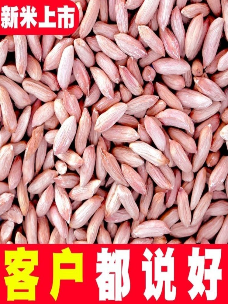 瘪粒花生 500g*4袋 新鲜干瘪小粒瘪子红皮仁养胃农家