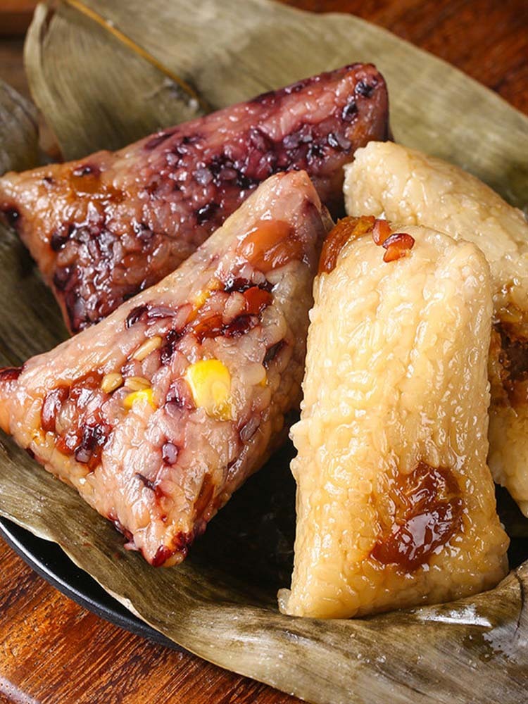 甜粽子混合口味200g*10个装（共20枚）（蜜枣4袋+黑米红豆八宝各2袋）香甜软糯