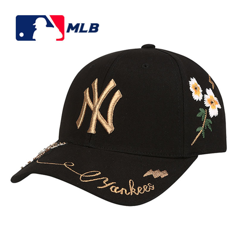 MLB 中性 潮流棒球帽小蜜蜂32CPFN741-50·黑色金标小蜜蜂