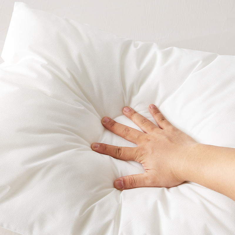 梦洁(MENDALE)家纺纤维枕护颈枕芯柔软舒适·白色