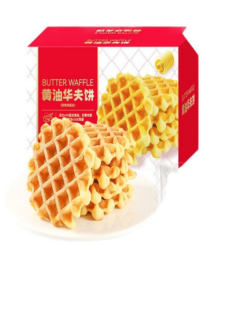 黄油华夫饼蛋糕面包315g*4箱·营养早餐
