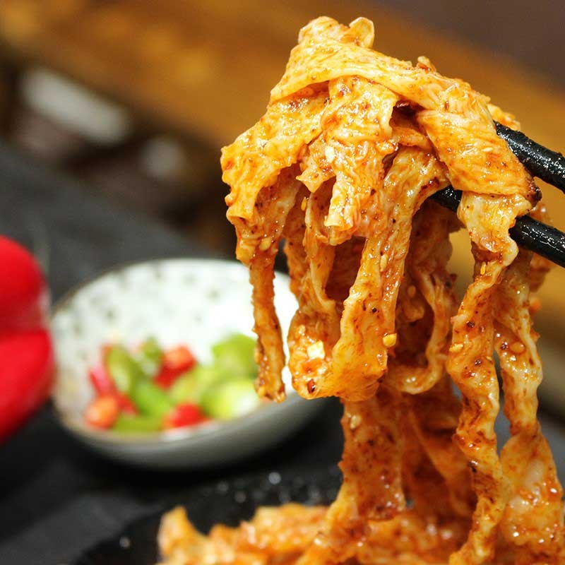 秦格格陕西牛筋面皮270g*8袋凉拌速食