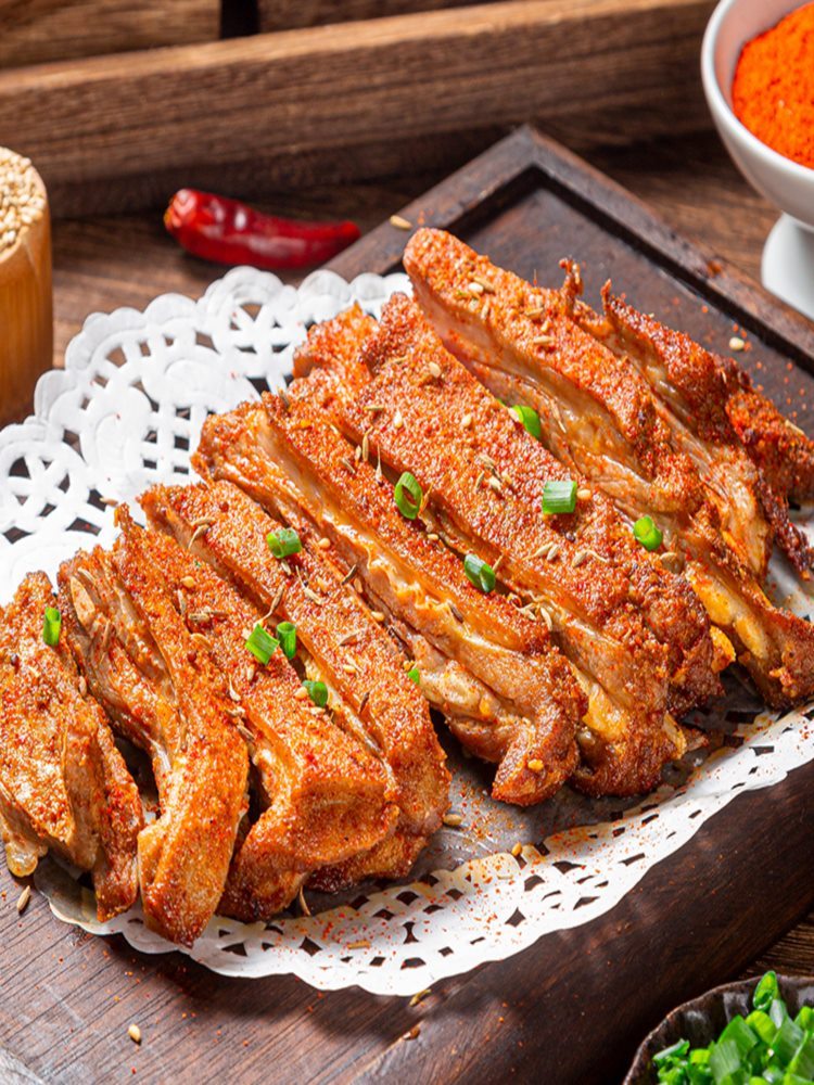 【湖南生鲜馆】孜然羊排 400g*2袋 私房菜 烧烤食材 半成品空气炸锅