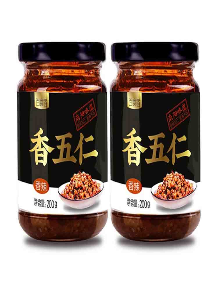 五仁酱爆下饭菜拌饭拌面凉拌 200g/罐*3罐