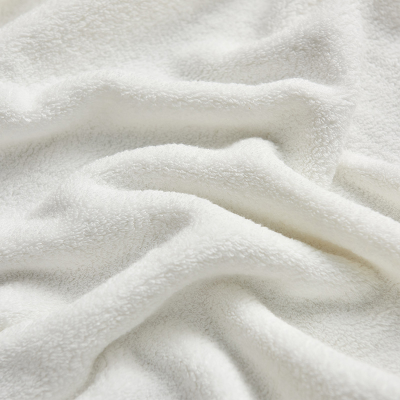 一梦洲际酒店同款加厚宽缎超柔浴巾一条装·白色