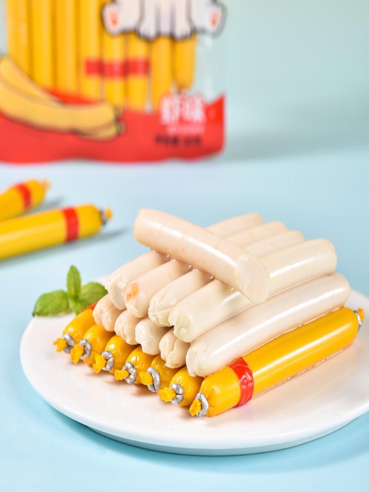 鳕鱼肠玉米 80g*4袋 儿童解馋营养零食
