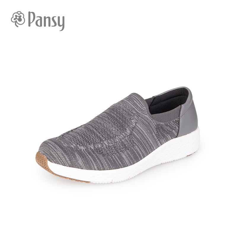 日本品牌Pansy男士编织款休闲鞋·深灰色