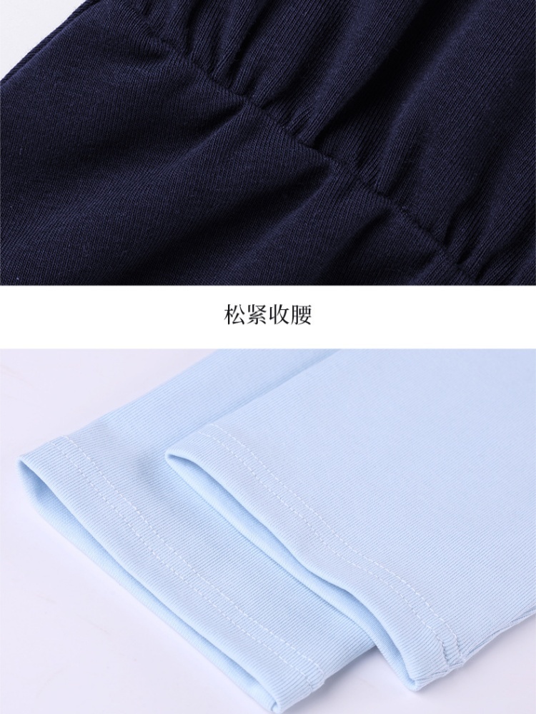 【92精梳棉】轩凌子假两件设计感T恤XS82610007·宝蓝色