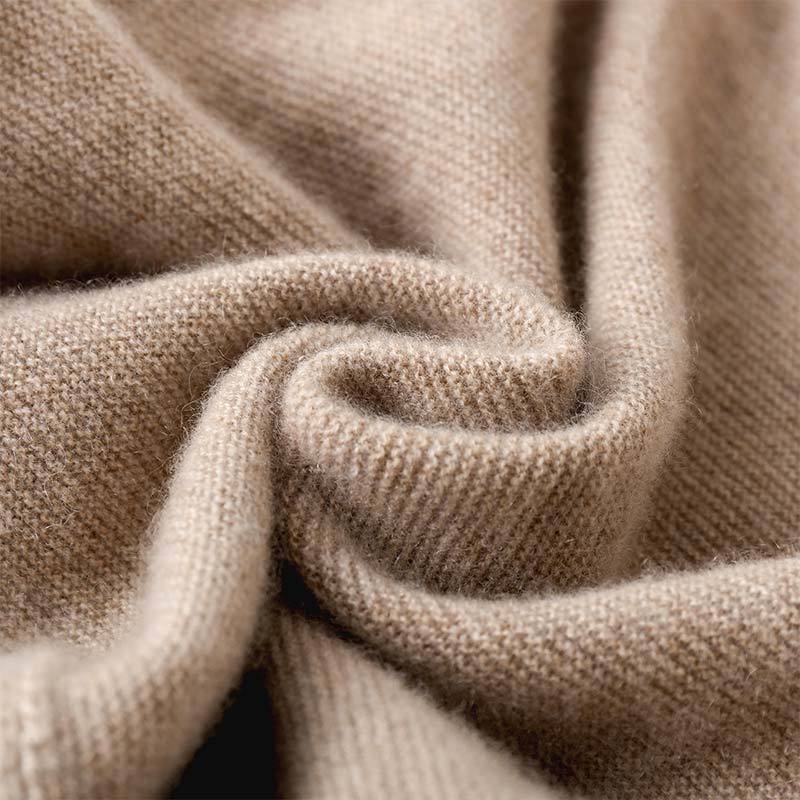 【维多拉斯 100%山羊绒2020秋款圆领流苏花纹套衫舒适保暖女式羊绒衫