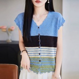 蓝条纹