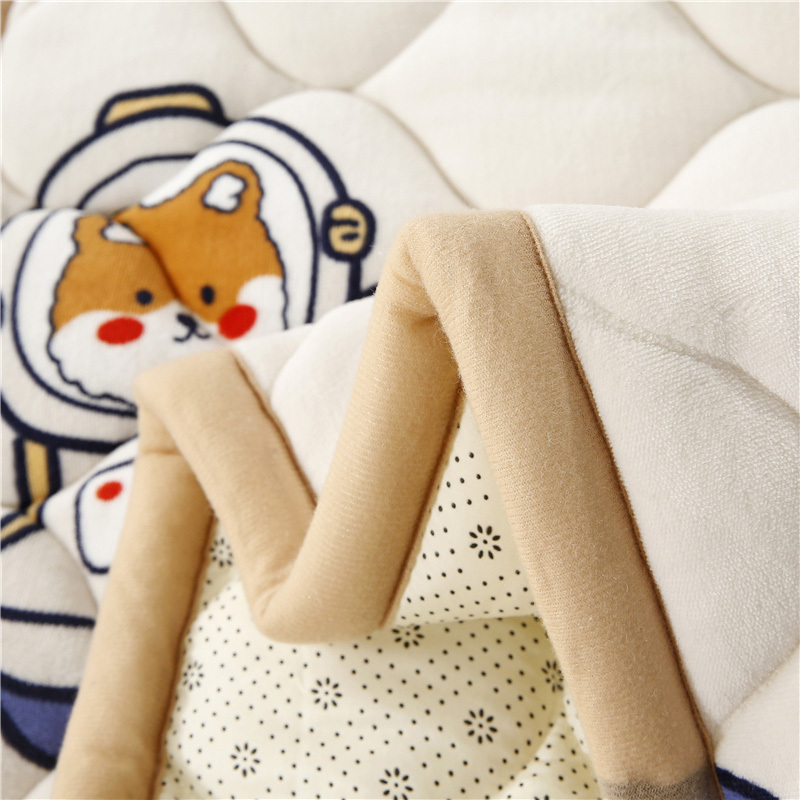 凯特之家微芙绒加厚保暖床垫软垫·太空熊