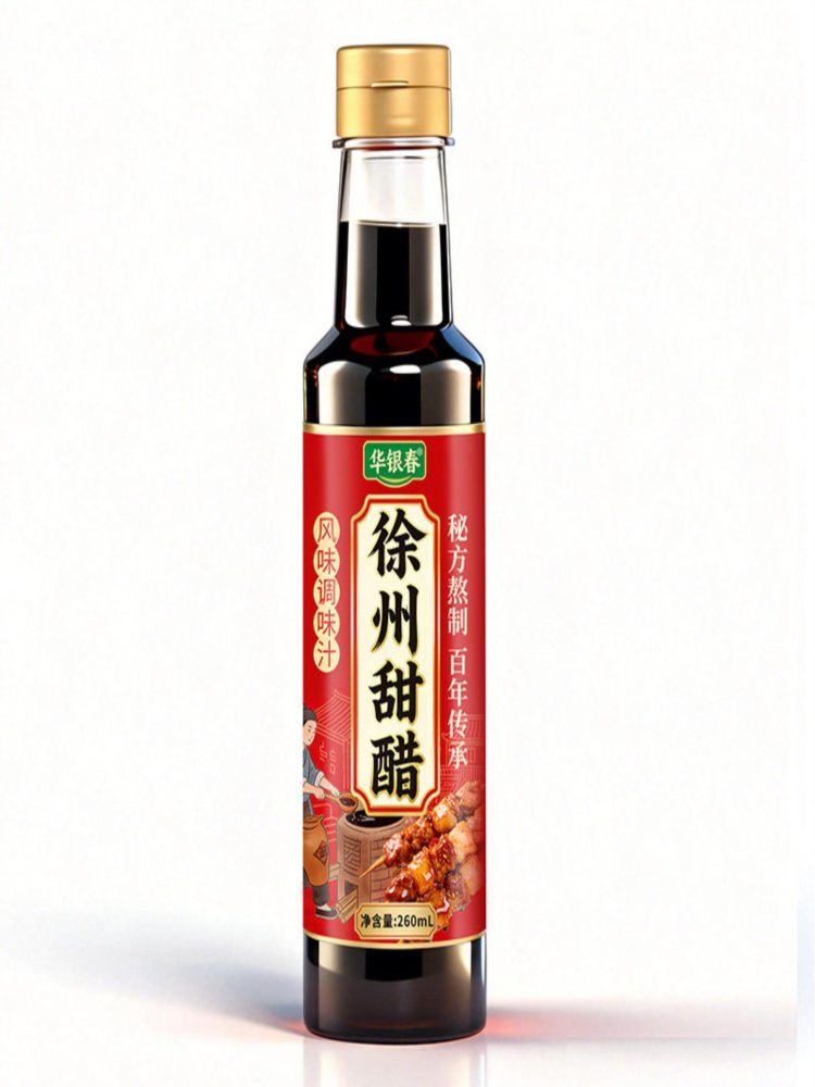 徐州甜醋 260ml*8瓶 正宗调味汁饺子娃鱼酸甜口凉拌