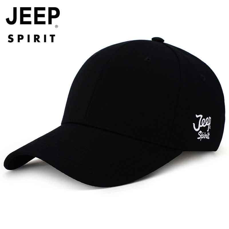 JEEPSPIRIT男士棒球帽OM18CD996CA0084·黑色