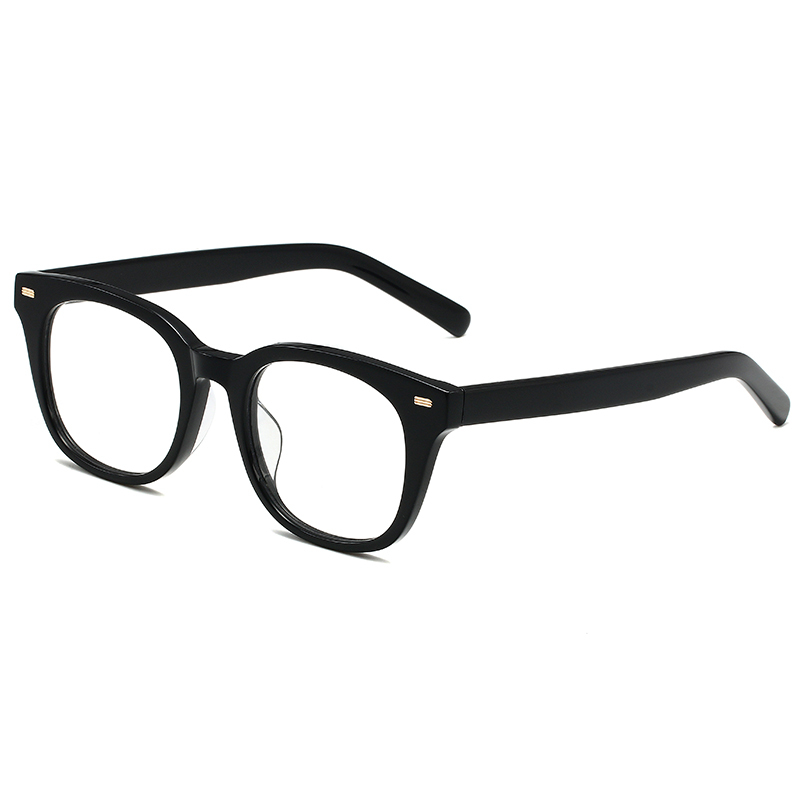 骊佳LJGOOD高端板材眼镜方形粗框防蓝光护目镜2237·黑框