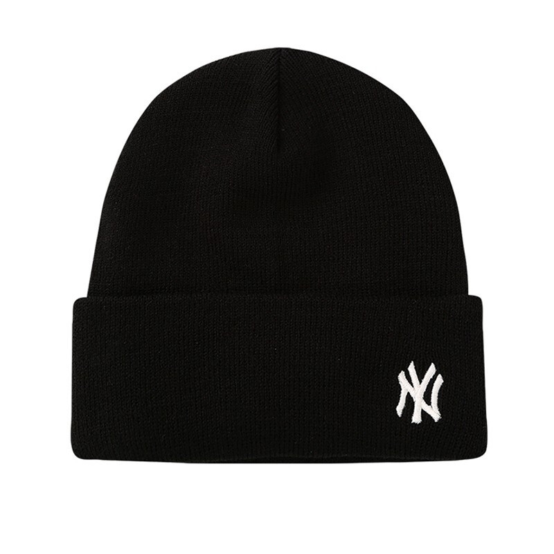 MLB美职棒棒球毛线帽NY侧小标 32CPB1841-07·黑色白标NY