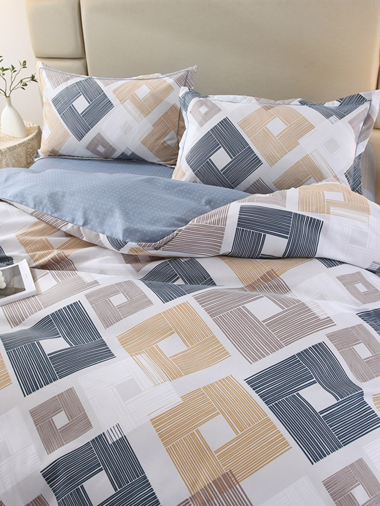 【合众精选】悠梦家居  韵味江南四件套200*230CM YJ8-012·思维空间