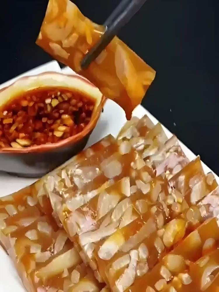 【年货凉菜】水晶皮冻肠 250g*4根 猪肉皮冻凉拌香肠即食下酒菜熟食