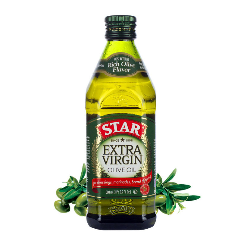 西班牙进口star星牌特级初榨橄榄油500ml