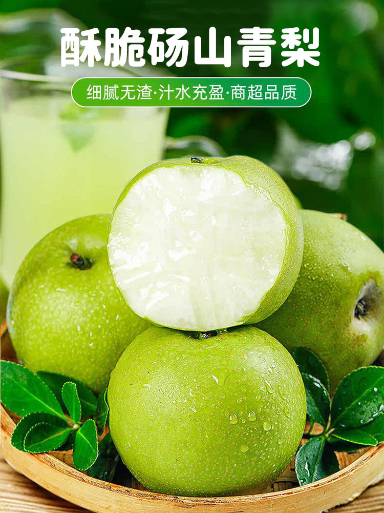 砀山青梨【翠玉梨】-净重9斤【单果250g+】