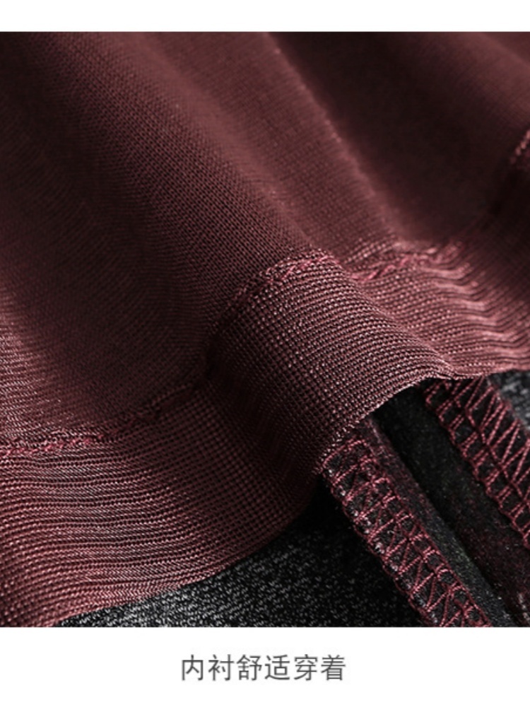 梦卓旋毛呢大格后松紧腰半裙KYL016·咖格