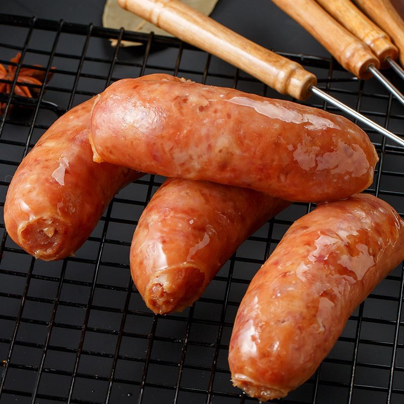 饭爷生活火山石纯肉烤肠450g黑胡椒味·白顾客评论