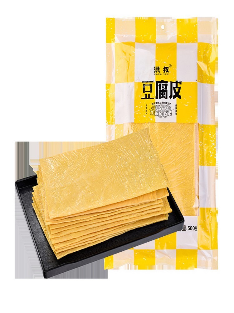 云南豆皮干货豆腐皮500克*2袋·火锅豆腐皮