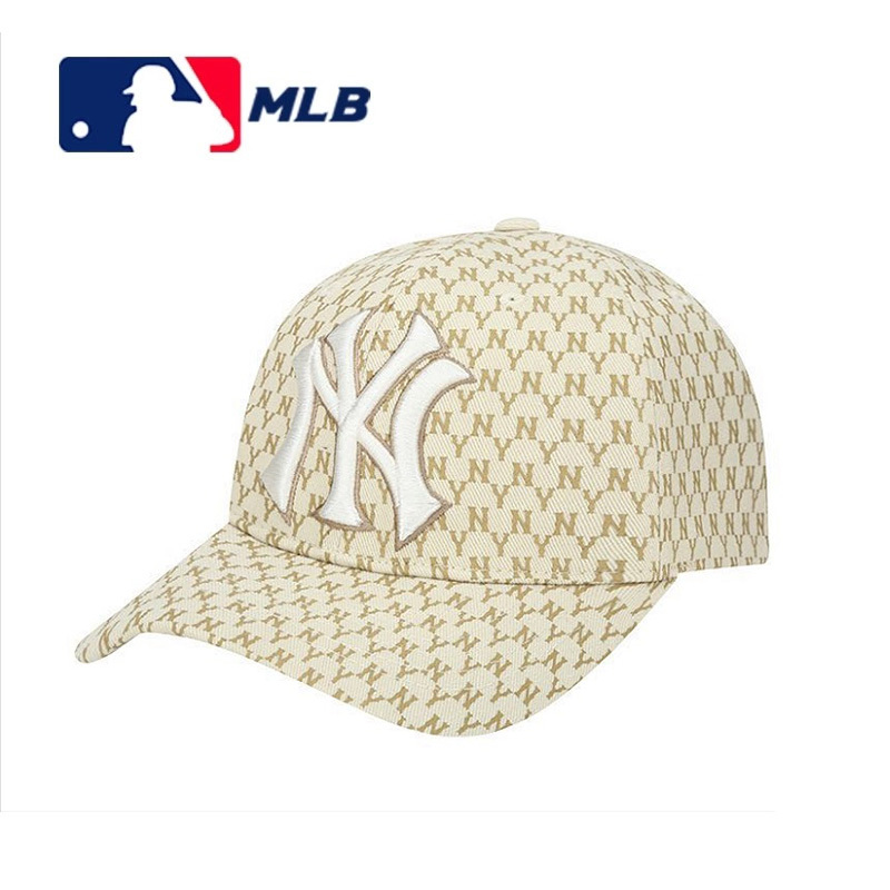 MLB 棒球帽 FB系列老花黑色印花NY 32CPFB911-50B·老花卡其色印花