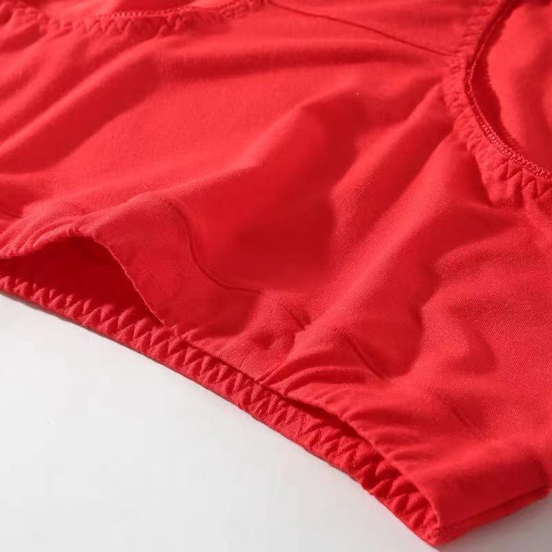 纤丝鸟女士吉庆组合装（2女士平角裤+2女士吉庆袜）·中国红