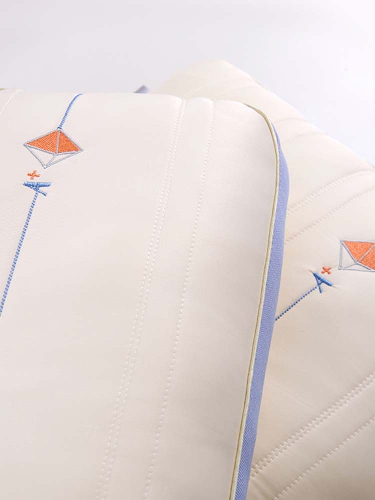 窝美居立体冰丝乳胶护颈枕1对装