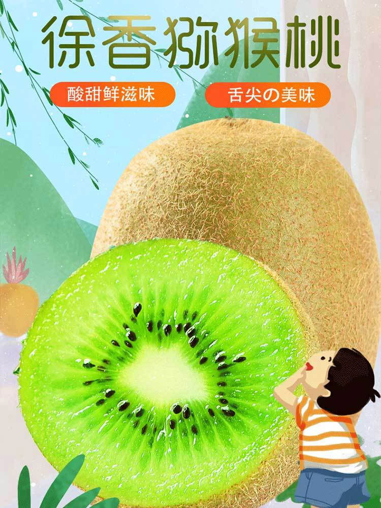 徐香猕猴桃大果24个礼盒装（单果80-100g）