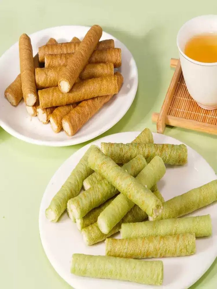 【混合口味】蛋卷 260g*4盒 茉莉龙井味+锡兰红茶味 休闲解馋零食