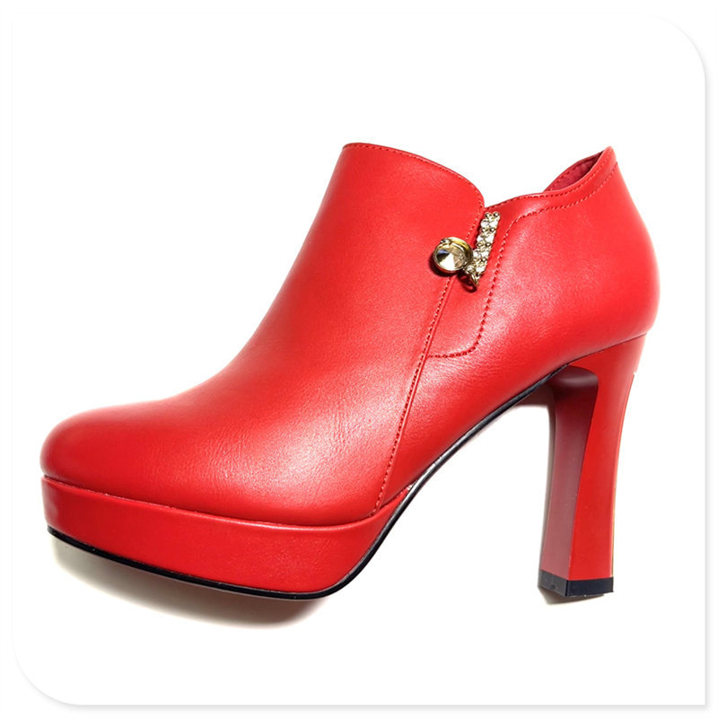 意利都时尚女鞋·红色