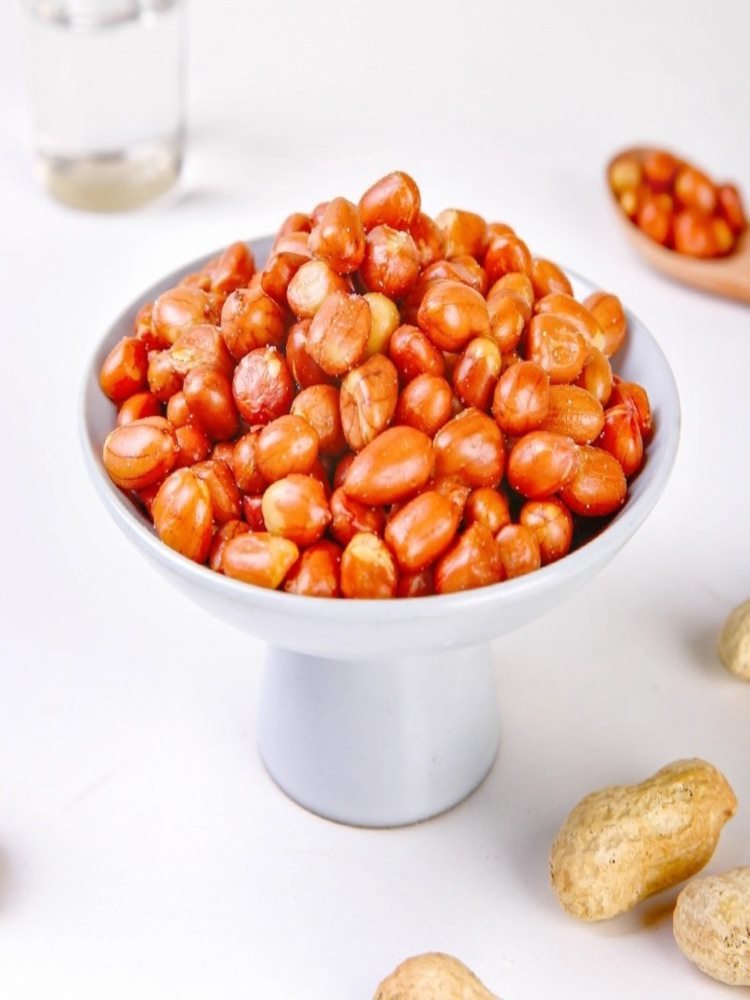 咸味花生米 250g*4罐  下酒解馋休闲香辣酥脆小零食罐装花生仁
