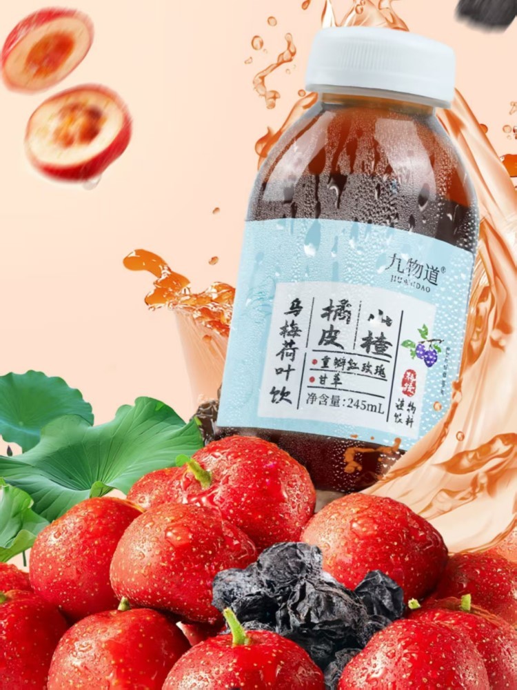 乌梅荷叶饮饮料20瓶*245ml
