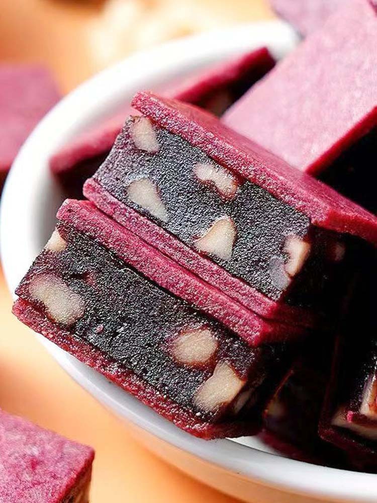 【无添加】蓝莓核桃夹心山楂片500克*2袋