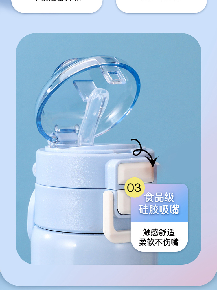 乐千厨·随心双饮保温杯500ml LQC-B008