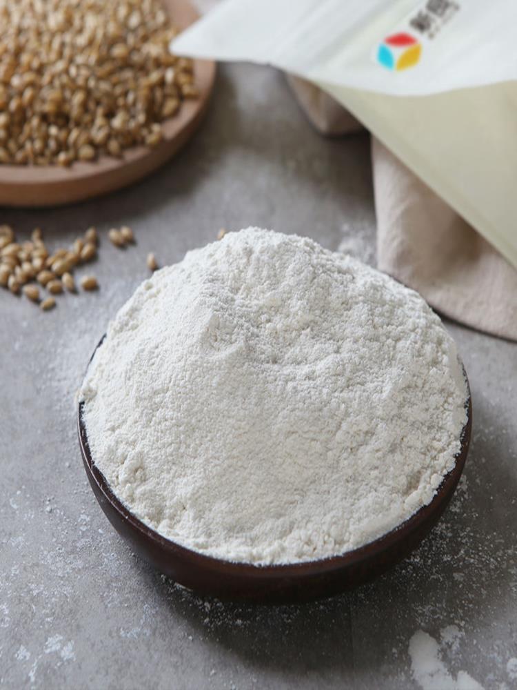 石磨有机面粉 2.5kg 原味家用烘焙包子馒头饺子高膳食纤维无添加