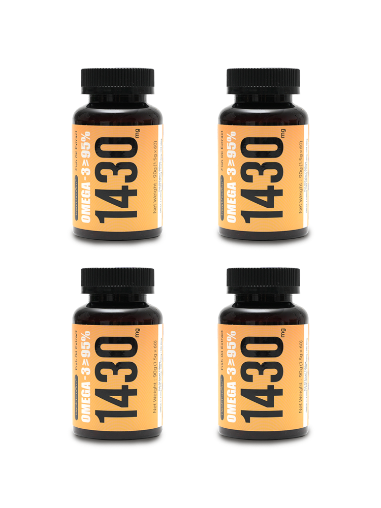 新西兰原装进口Healthwow1430mgOmega3高纯鱼油尊享组