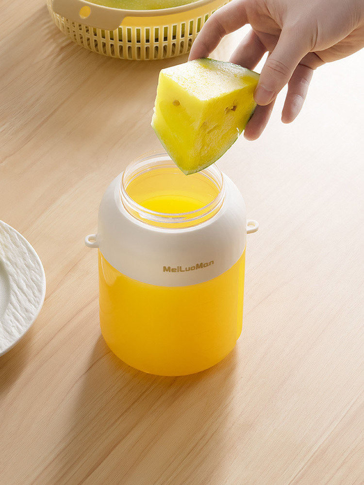 榨汁杯大容量1300ml无线便式榨汁机多功能鲜榨果汁可碎冰机·深蓝色