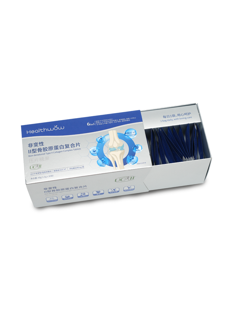 Healthwow非变性II型骨胶原蛋白复合片尊贵组