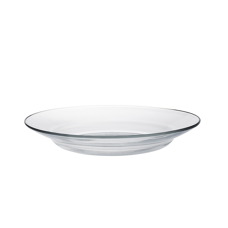 多莱斯（DURALEX）法国进口钢化玻璃西餐菜盘子牛排盘6只装·透明色