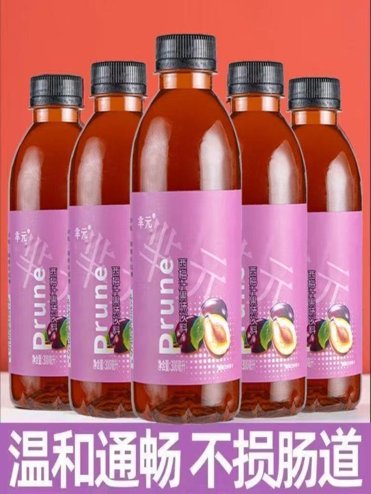 无蔗糖西梅汁果味饮料 300ml*24瓶  整箱
